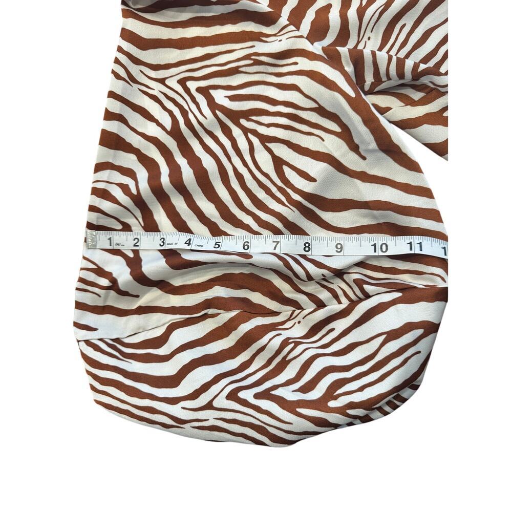EVA FRANCO (Sold at Anthropologie) - Anita Zebra-Striped Button down in SZ (XL) - Picture 9 of 9